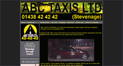Desktop Screenshot of abctaxisltd.co.uk